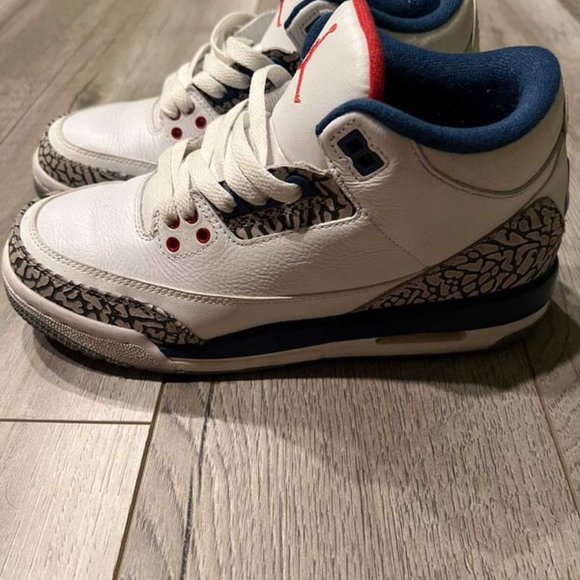 Air Jordan 3 True Blue Size 6w (Men's 4.5) - Picture 2 of 3